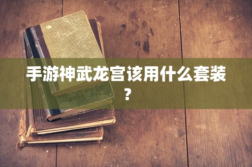 手游神武龙宫该用什么套装？