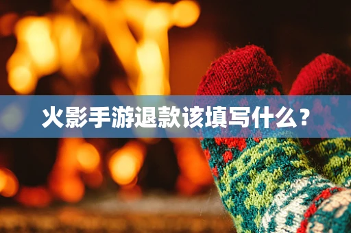 火影手游退款该填写什么？