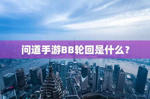问道手游BB轮回是什么？