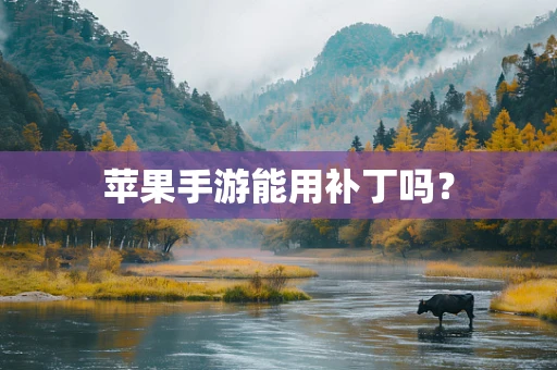 苹果手游能用补丁吗？