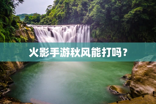 火影手游秋风能打吗？
