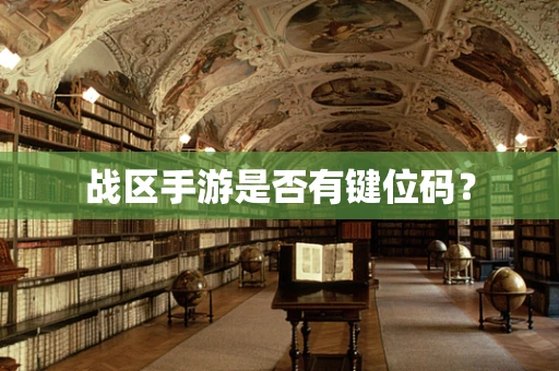 战区手游是否有键位码？