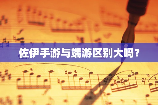 佐伊手游与端游区别大吗？
