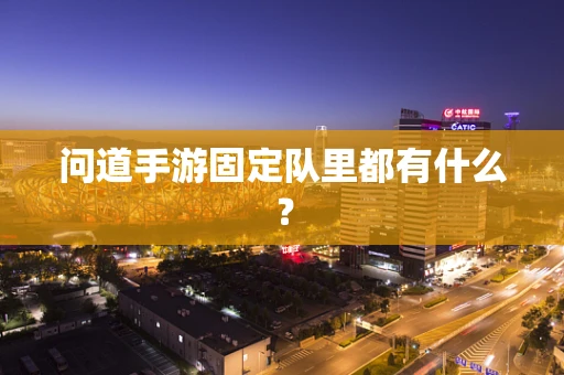 问道手游固定队里都有什么？