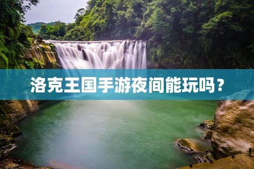 洛克王国手游夜间能玩吗？