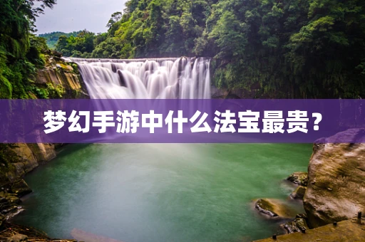 梦幻手游中什么法宝最贵？