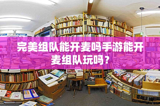完美组队能开麦吗手游能开麦组队玩吗？