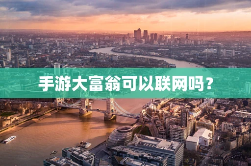 手游大富翁可以联网吗？