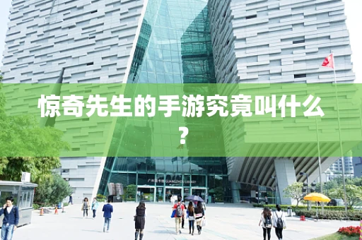 惊奇先生的手游究竟叫什么？