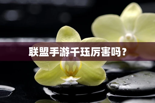 联盟手游千珏厉害吗？