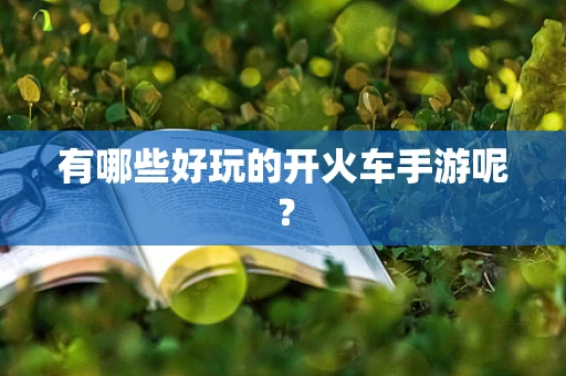 有哪些好玩的开火车手游呢？